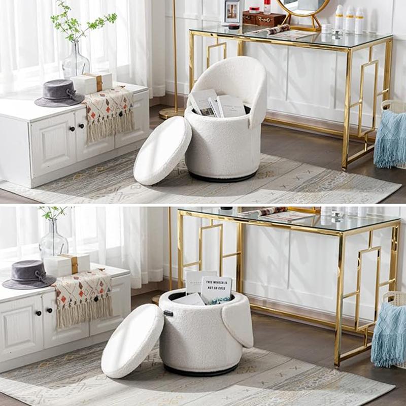 3-in-1 Swivel Vanity Stool