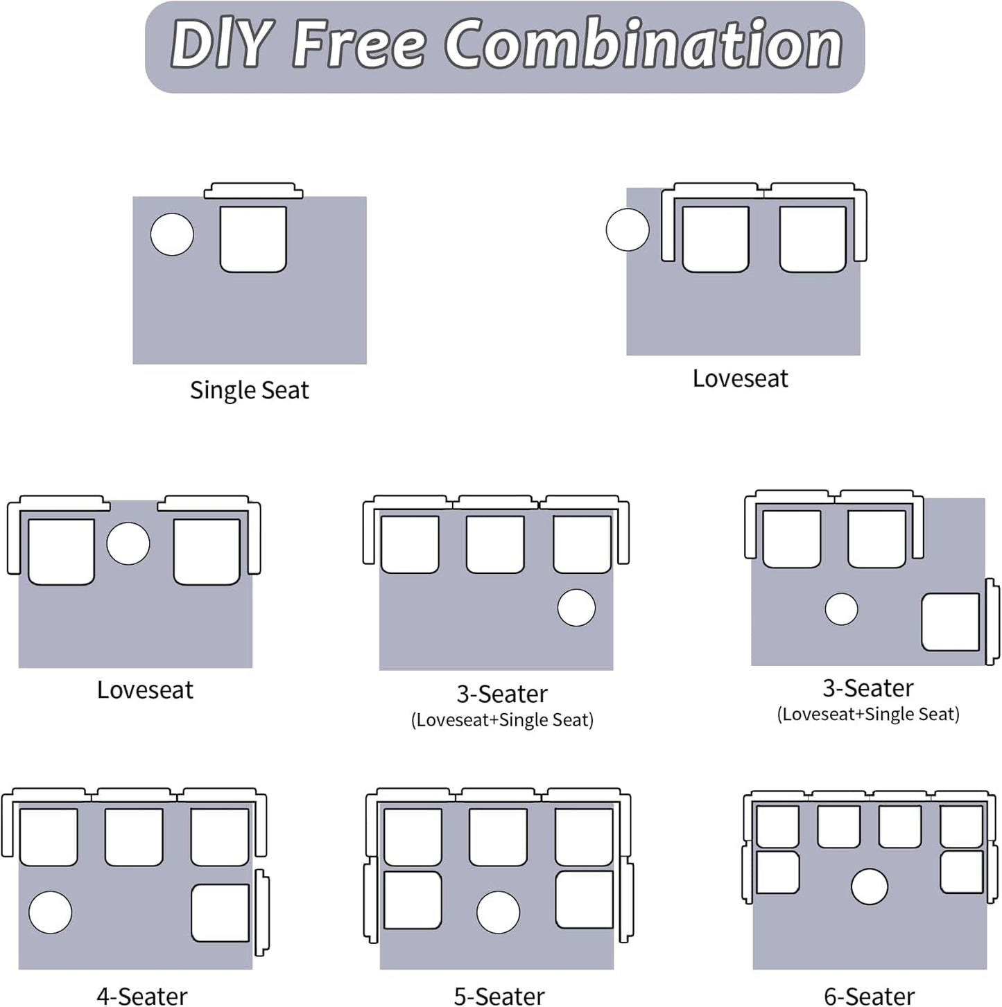 Compression Floor Sofa Bed, 3-Seat