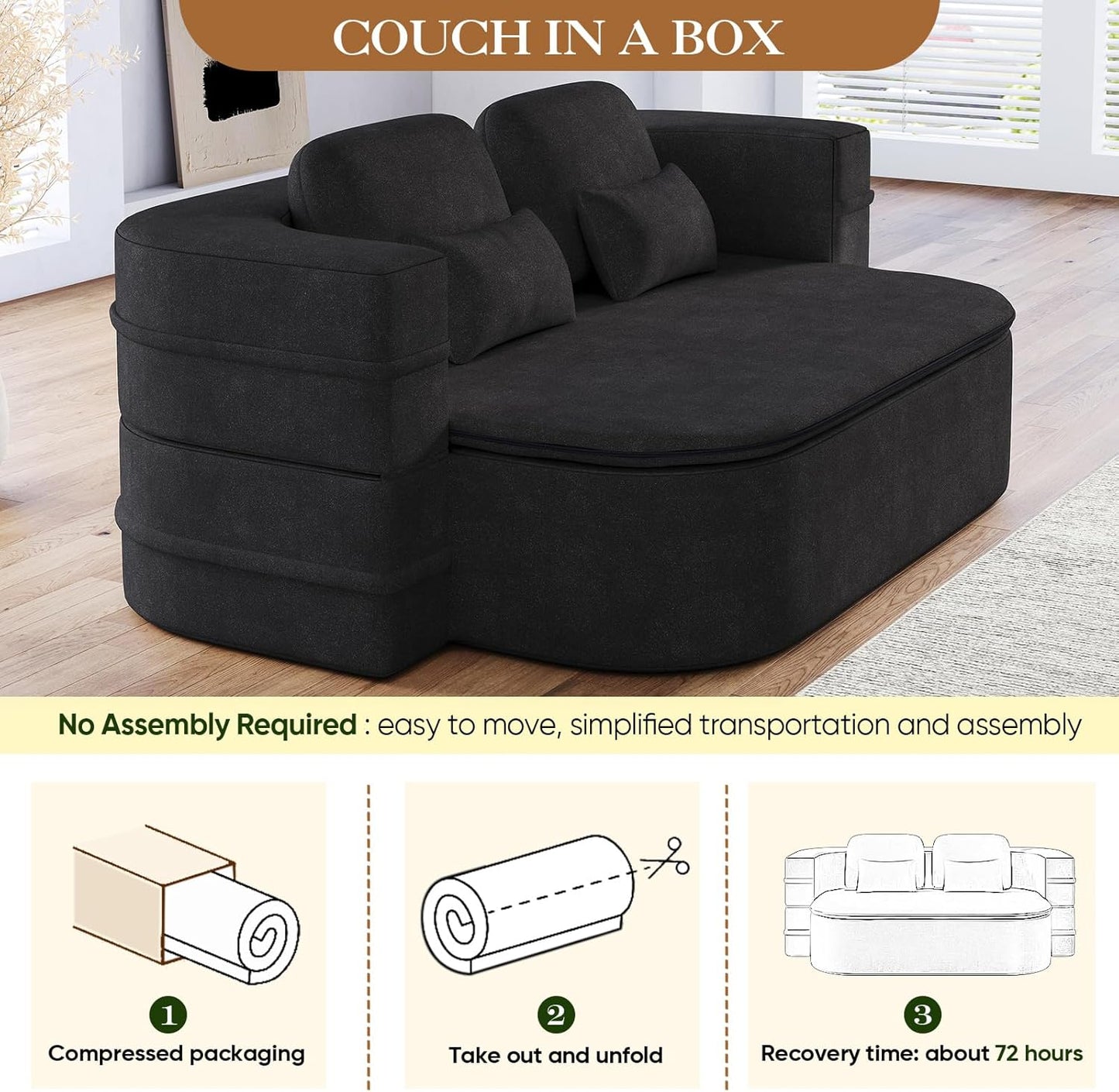 Antetek Convertible Sleeper Sofa