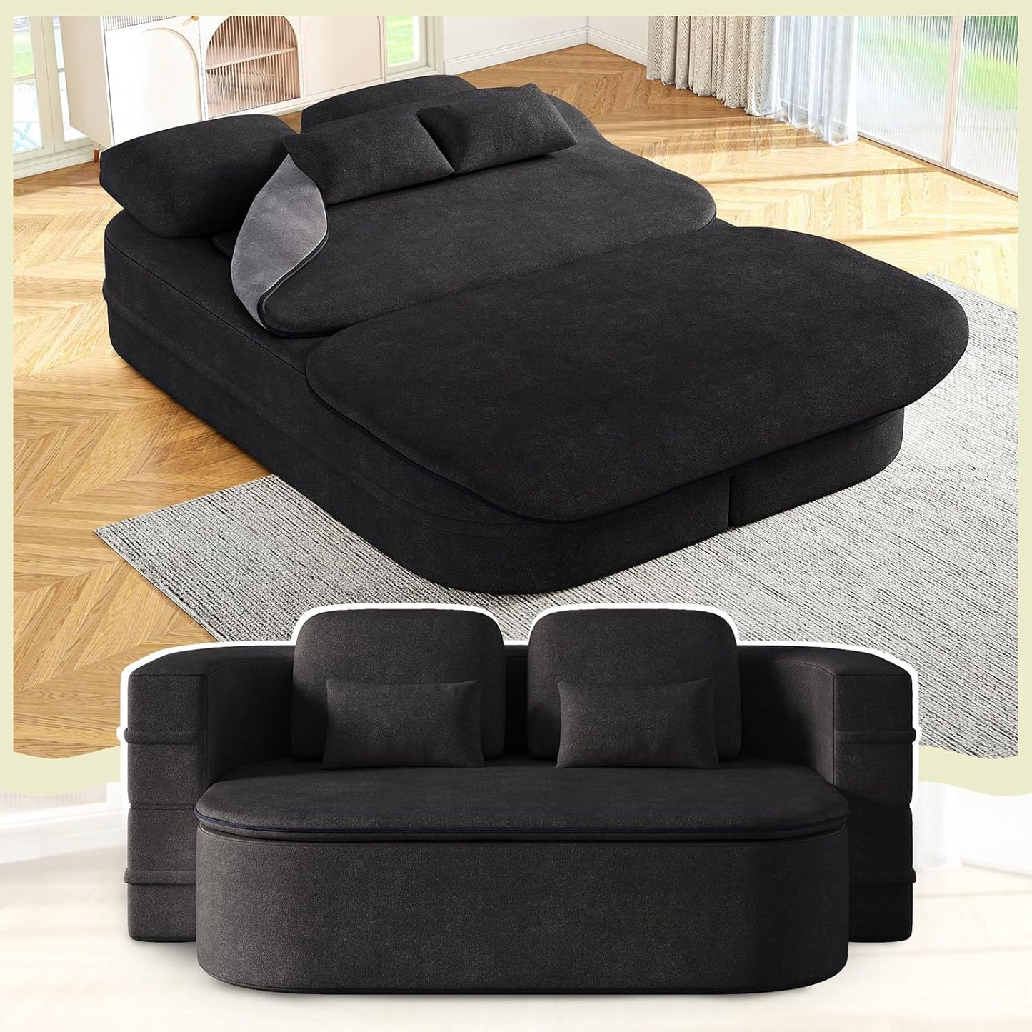 Antetek Convertible Sleeper Sofa