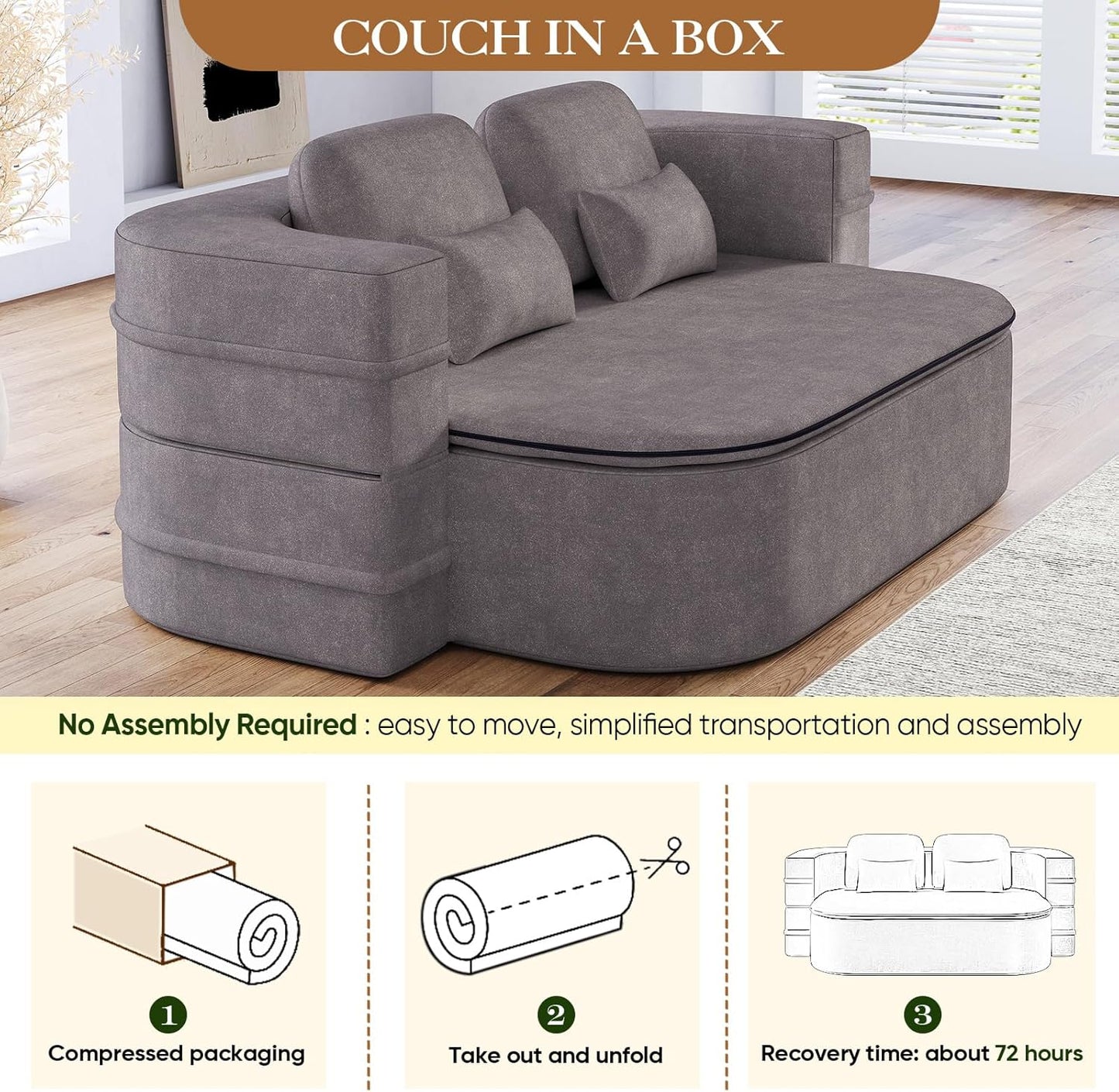 Antetek Convertible Sleeper Sofa