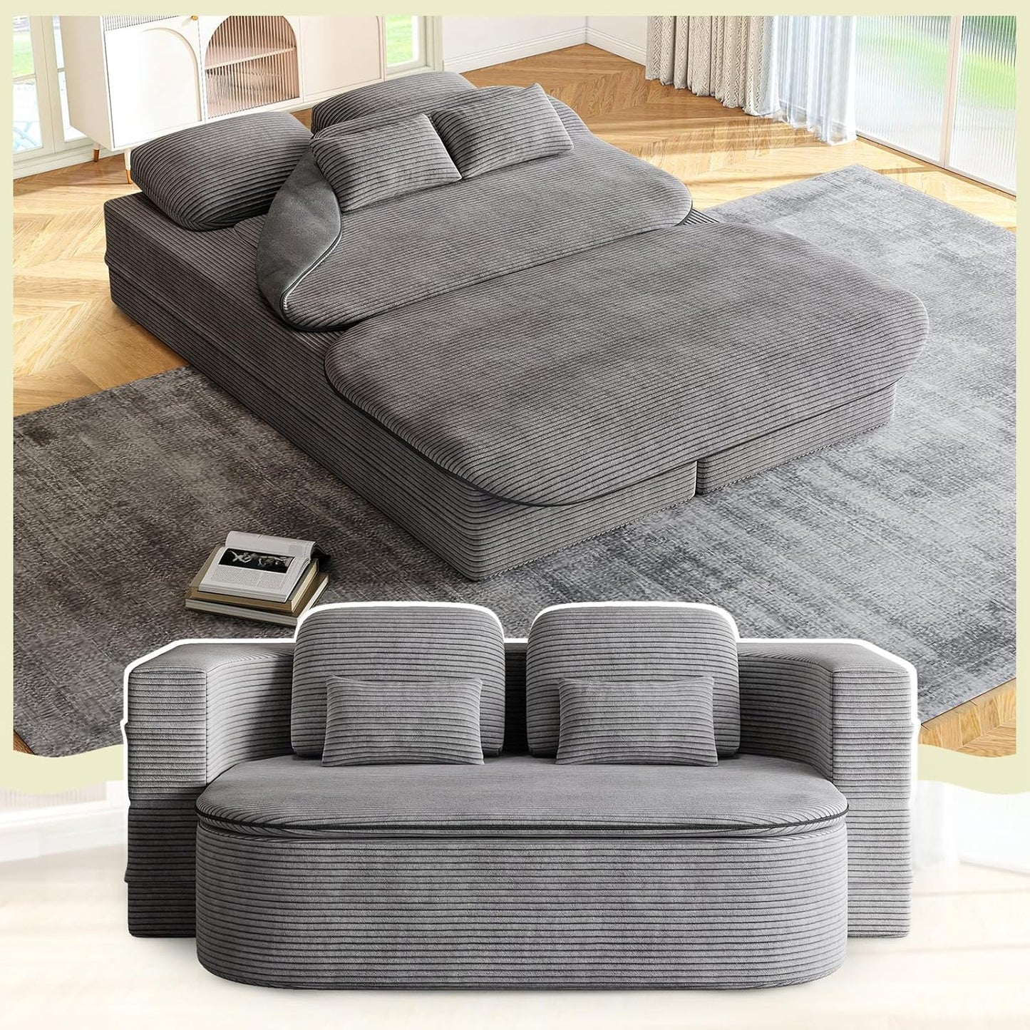 Antetek Convertible Sleeper Sofa