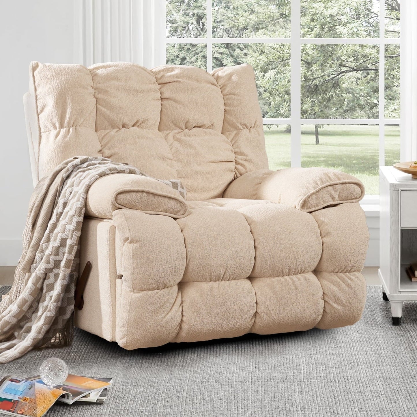 King Size Rocking Recliner Sofa